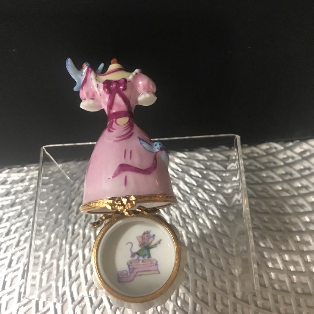 Rare, Retired, Numbered, Disney Blue Birds designing Cinderella gown - Picture 2 of 12